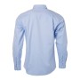 Men's Shirt Longsleeve Herringbone - light-blue - M