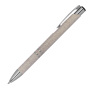 Pen van tarwestro met zilverkleurige accenten
