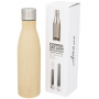 Vasa 500 ml houtlook koperen vacuum geïsoleerde fles - Bruin