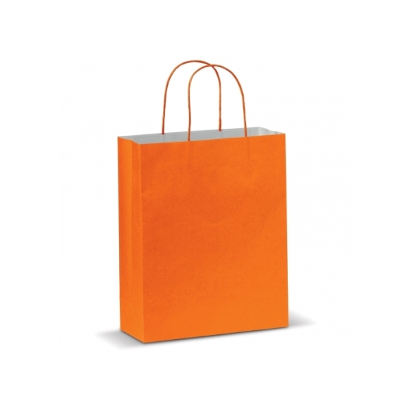 Kraft bag medium 120g/m² - Orange