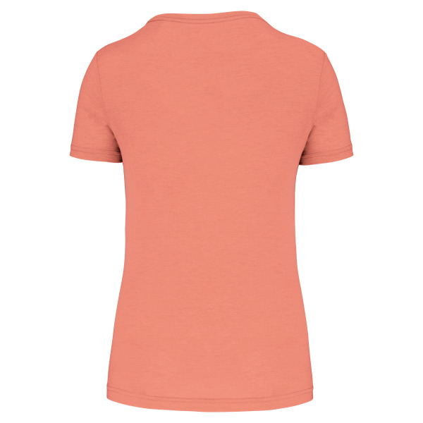 Damessport-T-shirt triblend met ronde hals Coral XXL