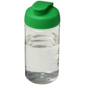 H2O Active® Bop 500 ml sportfles met flipcapdeksel - Transparant/Groen