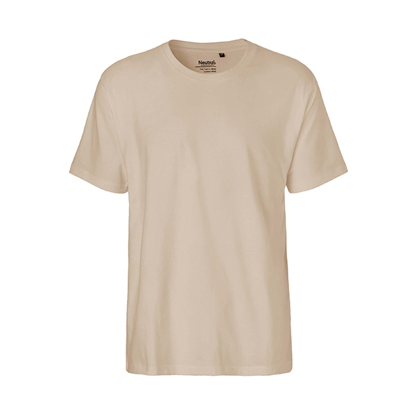 Neutral mens classic t-shirt-Sand-S