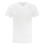 T-shirt V Hals 101007 White 5XL