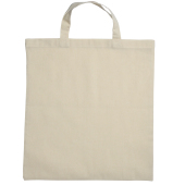 Cotton Bag Kort Hengsel Groen