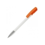 Balpen Nash metal tip hardcolour - Wit / Oranje