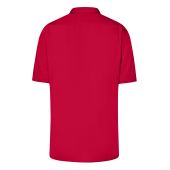 Men's Business Shirt Short-Sleeved - red - XL