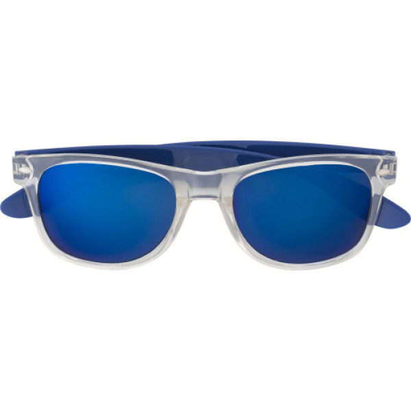 Acryl zonnebril kobaltblauw