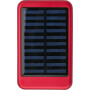 Aluminium solar powerbank Drew rood