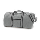 Vintage Canvas Holdall - Vintage Light Grey - One Size