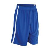 Basketball Shorts, Royal Blue/White, XXL, Spiro