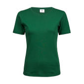 Ladies Interlock T-Shirt - Forest Green - 3XL