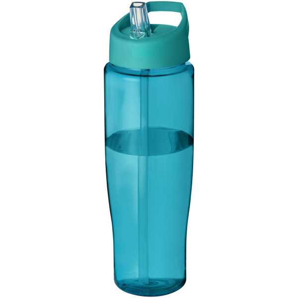 H2O Active® Tempo 700 ml spout lid sport bottle - Aqua blue
