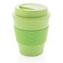 Herbruikbare koffiebeker met schroefdop 350ml, groen