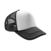 Detroit ½ Mesh Truckers Cap - Black/White - One Size