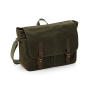 Heritage Waxed Canvas Messenger - Olive Green - One Size