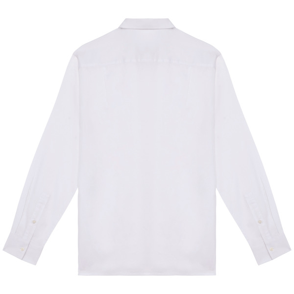 Umweltfreundliches Herrenhemd aus Lyocell Washed white 3XL