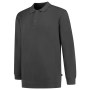 Polosweater Boord 60°C Wasbaar 301016 Darkgrey 3XL
