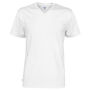 Cottover Gots T-shirt V-neck Man white 6XL