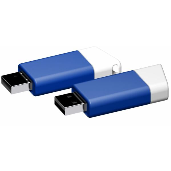 USB stick Flow 2.0 wit-blauw 4GB