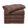 Rhine Hand Towel 50x100 cm - Chocolate - One Size
