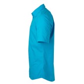 Men's Shirt Shortsleeve Poplin - turquoise - XL