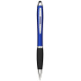 Nash stylus balpen met gekleurde houder en zwarte grip - Koningsblauw/Zwart