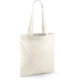 Shopper bag long handles Sand One Size