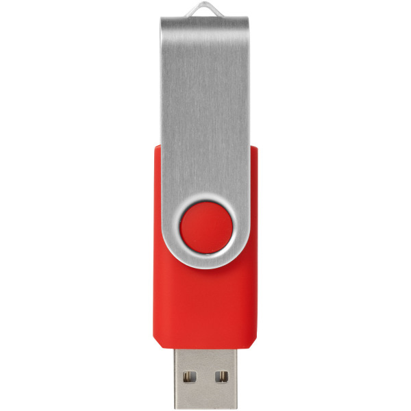 Rotate-basic 8GB USB flash drive - Bright red