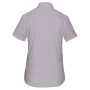Overhemd in onderhoudsvriendelijk polykatoen-popeline korte mouwen dames Silver L