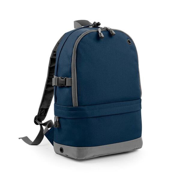 BagBase Athleisure Pro Backpack, French Navy, ONE, Bagbase