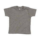 Baby T-Shirt - Heather Grey Melange Organic - 2-3 yrs