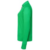 Ladies' Sports  Shirt Half-Zip - fern-green - XXL