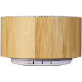 Cosmos Bluetooth® -högtalare i bambu - Natur/Vit