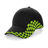 Grand Prix Cap - Black/Lime Green - One Size