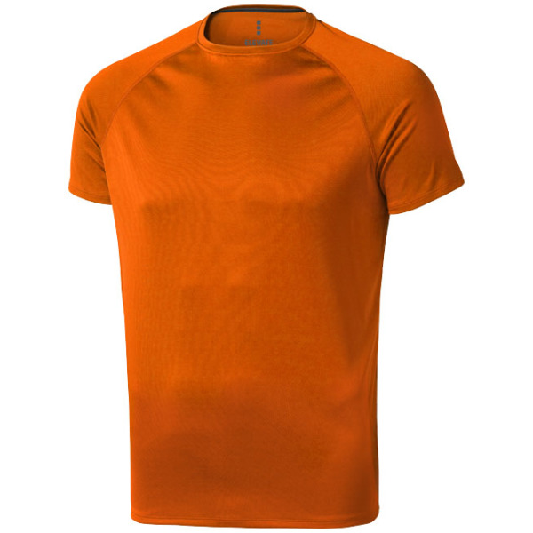 Niagara cool fit heren t-shirt met korte mouwen - Oranje - XS