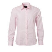 Ladies' Shirt Longsleeve Poplin - light-pink - XS