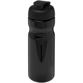 H2O Active® Base 650 ml sportfles met flipcapdeksel - Zwart