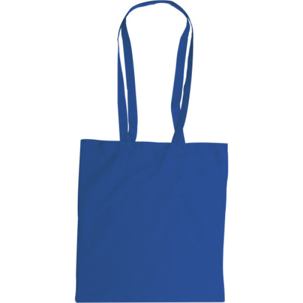 Cotton (110 gr/m²) bag Amanda cobalt blue