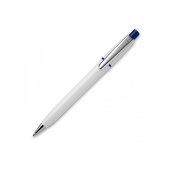 Ball pen Semyr Chrome hardcolour - White / Dark Blue