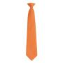 'Colours' Fashion Clip Tie, Orange, ONE, Premier