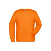 8022 Men´s Sweat oranje XL