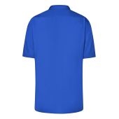 Men's Business Shirt Short-Sleeved - royal - 4XL