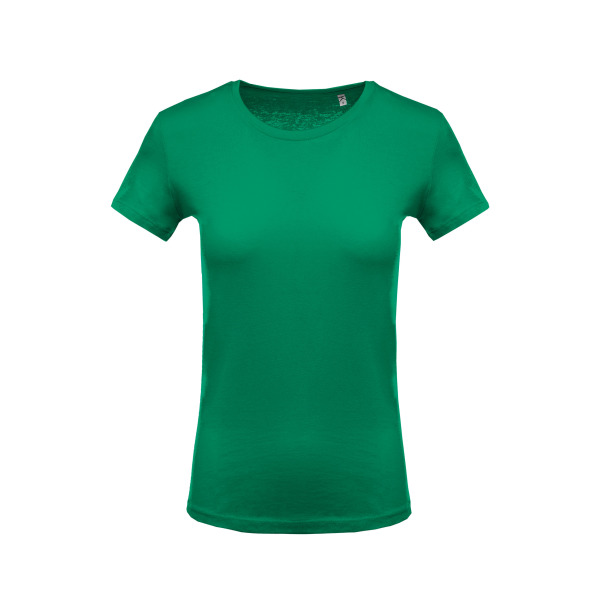 Ladies' crew neck short sleeve T-shirt Kelly Green 3XL