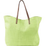 Gelamineerde non-woven (180 gr/m²) strandtas Sana lime