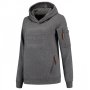 Sweater Premium Capuchon Logo Dames Outlet 304007 Stonemel XL