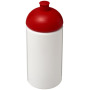 H2O Active® Bop 500 ml bidon met koepeldeksel - Wit/Rood