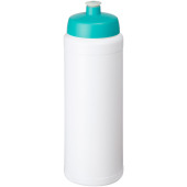Baseline® Plus grip 750 ml sportflaska med sportlock - Vit/Aqua