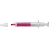 Tekstmarker Injectiespuit Roze