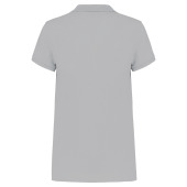 Ladies’ short-sleeved piqué polo shirt Snow Grey XXL